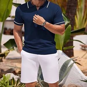 Polo de manga corta de poliéster Dryfit con logotipo bordado personalizado, camiseta de golf lisa para hombre, camiseta subida por Dress Sports - Product Image 5