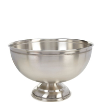 Baignoire de luxe en métal à double paroi pour refroidisseur à glace, idéale pour bar, hôtel, fête, présentoir à vin ou centre de table