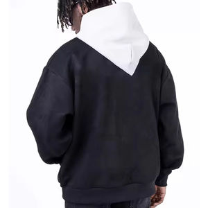 Sudaderas con capucha de felpa francesa con logotipo personalizado de alta calidad para hombre, ropa de calle con hombros caídos para invierno, fábrica directa - Product Image 3