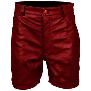 Shorts de sport pour homme personnalisés 2025, en cuir véritable, coupe ajustée, coupe-vent, imperméable, séchage rapide, toutes tailles et couleurs - Product Image 2