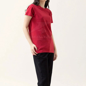 Camiseta Casual de Mujer de Alta Calidad, 100% Algodón, Transpirable, de Secado Rápido, Ropa Urbana, a la Moda, Personalizable - Product Image 4
