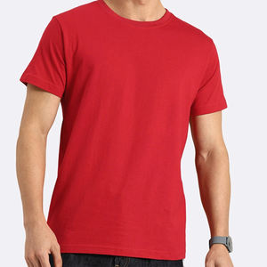 Camiseta de Algodón para Hombre, Estilo Urbano, Informal, de Manga Corta, Holgada, para Uso Diario, Verano, Cómoda, Elegante, OEM, ODM - Product Image 1