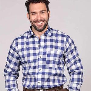 Chemise décontractée pour homme | T-shirt à manches longues 100% coton personnalisé avec motif solide classique - Product Image 2