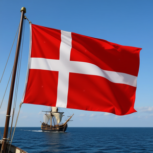 ธงชาติ กองทัพเรือหลวง ราชอาณาจักรเดนมาร์ก 200x382 ซม. - Product Image 3