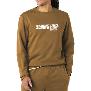 100% coton 300gsm poids lourd unisexe grande taille à manches longues goutte épaule thermique sweat brodé col rond blanc hommes - Product Image 1