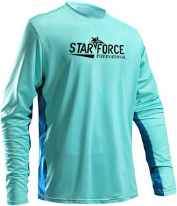 Concevez votre propre performance Chemise de pêche à capuche à séchage rapide Protection solaire personnalisée à la mode à manches longues - Product Image 3