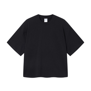 ODM 230G Camisa de algodón puro de gran tamaño para hombre Camiseta de gran tamaño con dobladillo rizado lavado Camisetas de hombre Camiseta de gran tamaño para hombres - Product Image 2