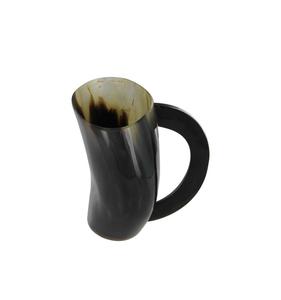 Taza de Cuerno de Búfalo Pulida Brillante, Artesanía India, Taza de Cuerno de Búfalo Real de Calidad de Lujo para el Hogar, Bar, Taza de Café, Precio Accesible - Product Image 5