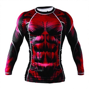 Design personnalisé de haute qualité nouveauté hommes manches longues Protection Rash Guard Protection Design personnalisé imprimé - Product Image 1