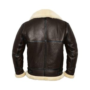 Venta caliente chaqueta de cuero de piel para hombres de alta calidad invierno otoño estilo directo de fábrica nuevas chaquetas de cuero personalizadas por Isha Industry - Product Image 4