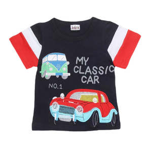 Camiseta para Bebé Recién Nacido - Azul Marino - Product Image 1