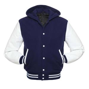 "High-Quality Wool <b>Vinyl</b> Varsity Jacket - Trendy, Comfortable, and Perfect for Casual and Athletic Activities - Product Image 2