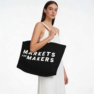 ECO Promotion Large Personalized Cotton Grocery Everything Canvas Tote Bag Beach Canvas Bag