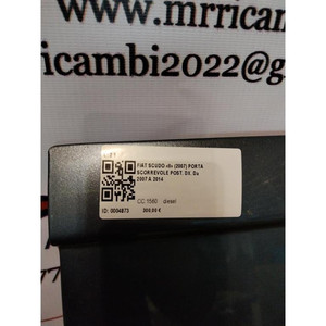 PORTA LATERALE DÉSIGNIFICATA DESTRA FIAT Scudo 3a Serie 1400427788 (07>16) - Product Image 5