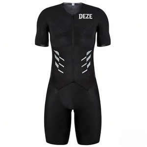 Traje de Triatlón de Alto Rendimiento para Ciclismo, Mono para Hombre, Transpirable, Coolmax, Secado Rápido, con Shorts Acolchados, para Atletas Profesionales de Ironman y Carretera - Product Image 2