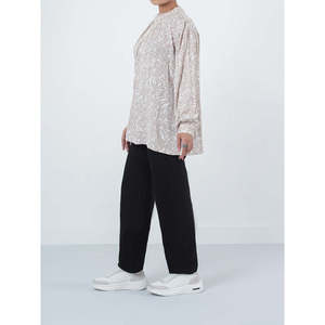 Haut en popeline de coton à coupe régulière et imprimé floral Franz Top Soft - Product Image 3