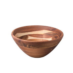 Bol à salade et de service en bois d'acacia écologique de haute qualité, style ferme, taille personnalisée, ustensiles de cuisine, vente en gros, disponible au Vietnam - Product Image 1