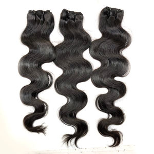 Venta al por mayor de paquetes de cabello humano brasileño virgen con cierre de onda del cuerpo Tipo de cabello indio - Product Image 1