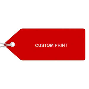 Étiquettes suspendues en PVC pour vêtements, nouvelle conception, gaufrées, avec cordon, pour cadeaux spéciaux, vente en gros, échantillon gratuit, logo personnalisé - Product Image 2