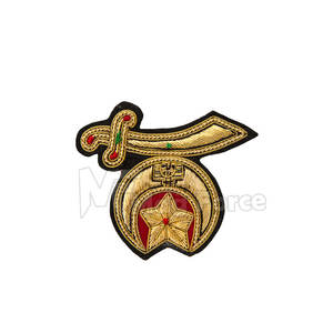 Insignias de bordado de diseño personalizado Insignia de bordado para ropa Buen material Insignias de uniforme con tamaño personalizado - Product Image 3