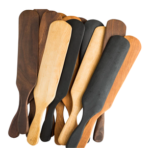 Bâton de mélange en bois au levain Spurtle Spurtles Outils de cuisine Batterie de cuisine - Product Image 3