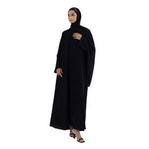 Robe modeste et élégante, hijab musulman, khimar, robe de prière, jilbab, abaya, 2 pièces, EID Mujer, vente en gros au Royaume-Uni, robe pour femmes musulmanes - Product Image 1