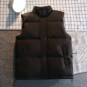 Gilet d'extérieur sans manches pour hommes, gilet en duvet, doudoune à bulles, veste de sport, vestes en duvet d'hiver - Product Image 6