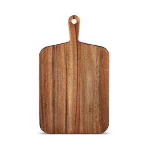 Tabla de cortar de madera de acacia natural de alta calidad OEM, picadora de carne y fruta rectangular con mango para utensilios de cocina - Product Image 6