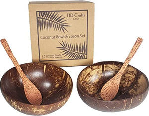 Logo gratuit Stockage sain des aliments Ensemble de bols en coquille de noix de coco écologiques/Bol en coquille de noix de coco naturel et de haute qualité fabriqué au Vietnam - Product Image 4