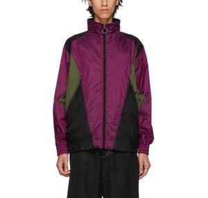 Chaqueta Cortavientos Impermeable de Tallas Grandes con Capucha, Estilo Casual de Verano, Bloques de Color, Cremallera y Transpirable - Product Image 1