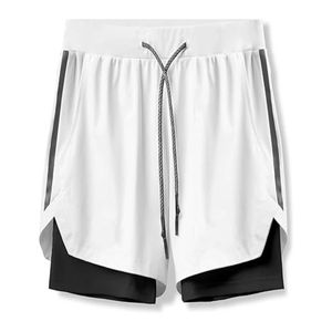 Short de sport en maille respirant 100% polyester à séchage rapide pour hommes, vêtements de sport personnalisés, 5 pouces - Product Image 4