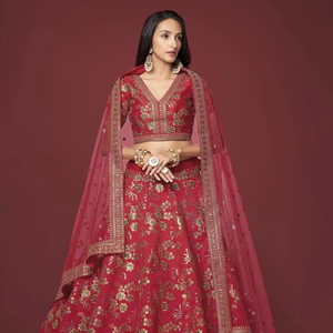 Zeel Ropa 7811 Slub Silk Tradicional Lehenga Choli Ropa india y pakistaní Proveedores al por mayor en India - Product Image 1
