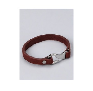 Nueva pulsera de cuero de doble capa para hombre, pulsera de cuero tejida a mano Retro, pulsera con hebilla magnética para hombre, venta al por mayor - Product Image 3