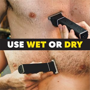 Tondeuse corporelle pour homme Manscape avec lame en céramique, rasoir pour poils du pubis et des testicules avec guides de rasage, tondeuse corporelle pratique - Product Image 3
