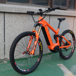 Vélo électrique Bafang G510 M620 à <span class=keywords><strong>suspension</strong></span> intégrale en carbone Cadre de <span class=keywords><strong>VTT</strong></span> 29 <span class=keywords><strong>FOX</strong></span> 38 Amortisseur de fourche en carbone - Product Image 2