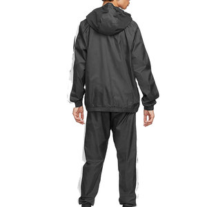 ชุดวอร์มผ้าไนลอนของผู้ชายชุดวอร์ม2ชิ้นกันน้ำชุดวอร์มเสื้อกันลมชุดผ้าต่อสีออกแบบได้ตามต้องการ - Product Image 5