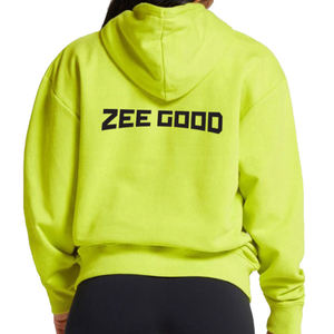 เสื้อมีฮู้ดถักสีพื้นลำลองสำหรับผู้หญิงเสื้อฮู้ดแขนยาวโอเวอร์ไซส์ลำลองใหม่ - Product Image 2