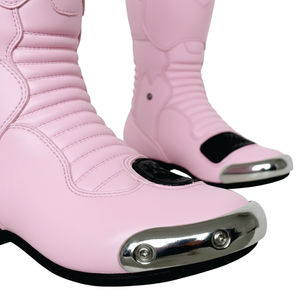 Chaussures de moto de course personnalisées de haute qualité pour adultes, design imperméable, doublure en cuir véritable, fabriquées au Pakistan - Product Image 2