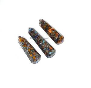 ไม้นวดหินจักระเหลี่ยมเพชรพลอยการรักษาความสำเร็จสไตล์การรักษาด้วยคริสตัลคริสตัลบำบัดความสัมพันธ์ธุรกิจเรกิ - Product Image 1