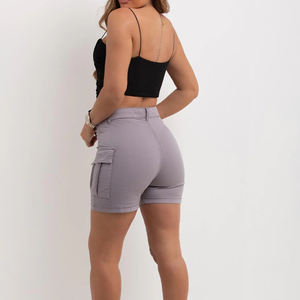 Shorts en coton de haute qualité pour femmes dernière conception impression de logo personnalisé fermeture à la taille élastique Style décontracté respirant Shorts chauds - Product Image 4