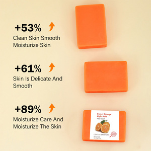 Nhãn Hiệu Riêng Tự Nhiên Kojic Axit Làm Trắng Thanh Xà Phòng Làm Sạch Sâu Tắm Cơ Thể Mụn Trứng Cá Đậm Remover Cam Mặt Xà Phòng - Product Image 2