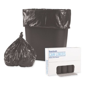 Rollos de Bolsas de Basura Perforadas Negras de Baja Densidad Boardwalk H3417RKKR01 de 4 Galones, 0.35 Mil, 17 x 17 Pulgadas para el Hogar - Product Image 2