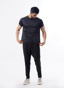 Venta caliente personalizado en blanco gris liso camiseta, poliéster gimnasio fitness desgaste hombres camiseta - Product Image 6