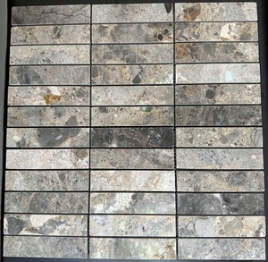 Mosaico de Mármol Multicolor con Patrón Cuadrado, Pulido, 8mm de Grosor, Resistente al Agua, Ecológico, 5 Años de Garantía, Interior Moderno - Product Image 2