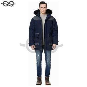 Parka de invierno para hombre, chaqueta acolchada cálida de peso pesado, Chaqueta larga con capucha, chaqueta a prueba de viento con aislamiento, clima frío extremo - Product Image 6