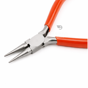 MANAN INSTRUMENTS Alicates de Punta Redonda de 5.3 Pulgadas (135 mm) de Acero Inoxidable, Herramienta para Joyería, Mango Ergonómico de PVC, Manualidades con Alambre - Product Image 4