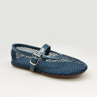 Chaussures ballerines confortables et tendance pour femmes, en mesh, avec talon plat et semelle coussinée, style Mary Jane.