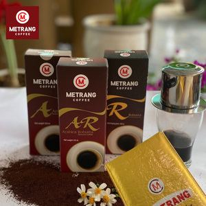 Polvo de café Robusta molido tostado medio de primera calidad, 0,25Kg, 5% humedad, sabor amargo, cafeína, embalaje en caja OEM - Product Image 4