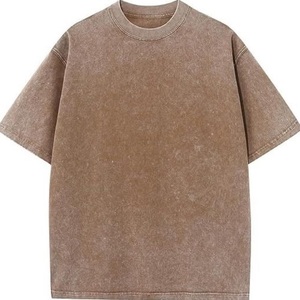 T-shirts imprimés graphiques lavés à l'acide unisexe 220GSM tissu lourd de qualité supérieure décontracté grande taille entièrement personnalisable 100% QC - Product Image 5