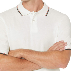 High Quality Men's Casual <b>Summer</b> for Shirts Custom Short Sleeve Anti-Shrink Breathable 180g Embroidery <b>Decoration</b> Solid Knitted - Product Image 3